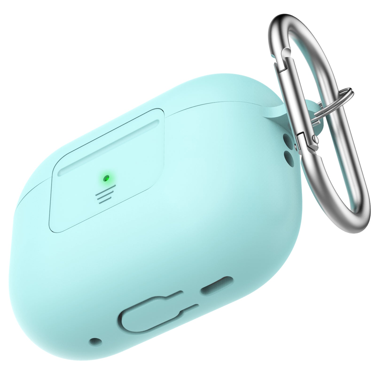 AHASTYLE WG108 Silicone Case for AirPods Pro 2 Case Cover Anti-Fall Integrated Bluetooth Headset Protector with Strap Hook AHASTYLE WG108 Silicone Case for AirPods Pro 2 Case Cover Anti-Fall Integrated Bluetooth Headset Protector with Strap Hook